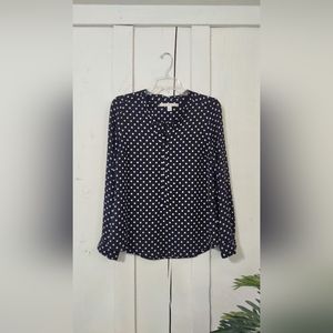 LC Lauren Conrad polka dot blouse